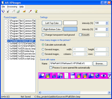 XP Images helps you to make your images look like to Internet Explorer 6.0